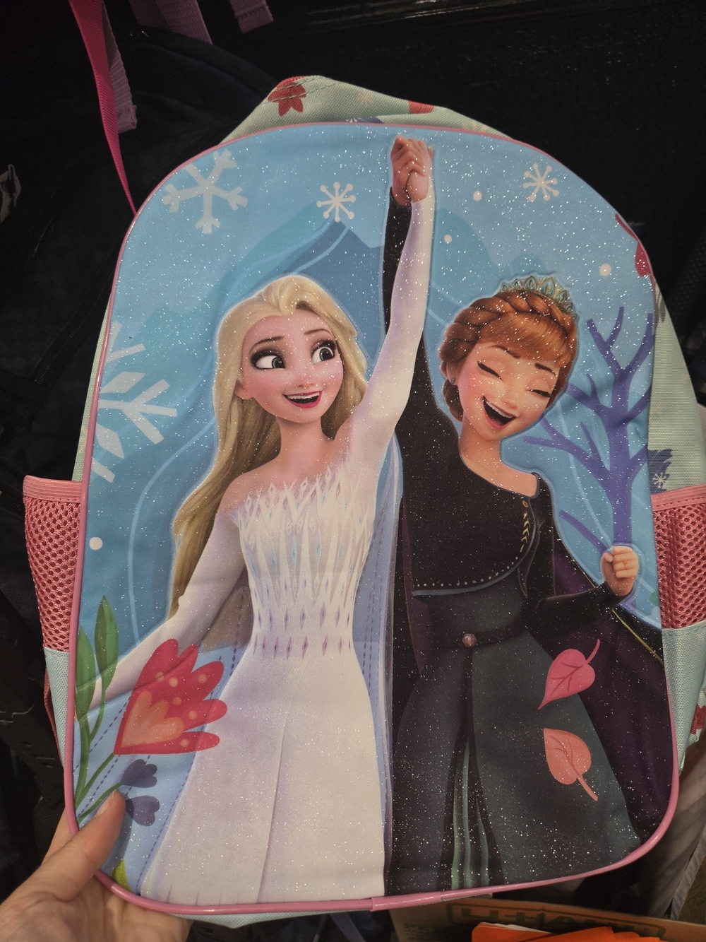 Disney Frozen Backpack — Elsa & Anna Blue, Pink
